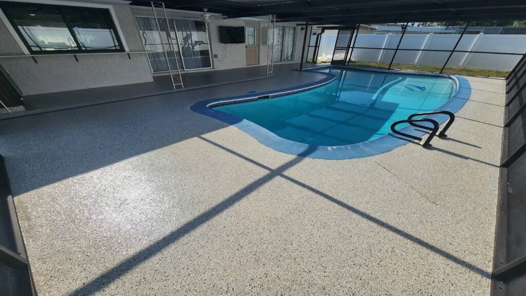 pool deck
