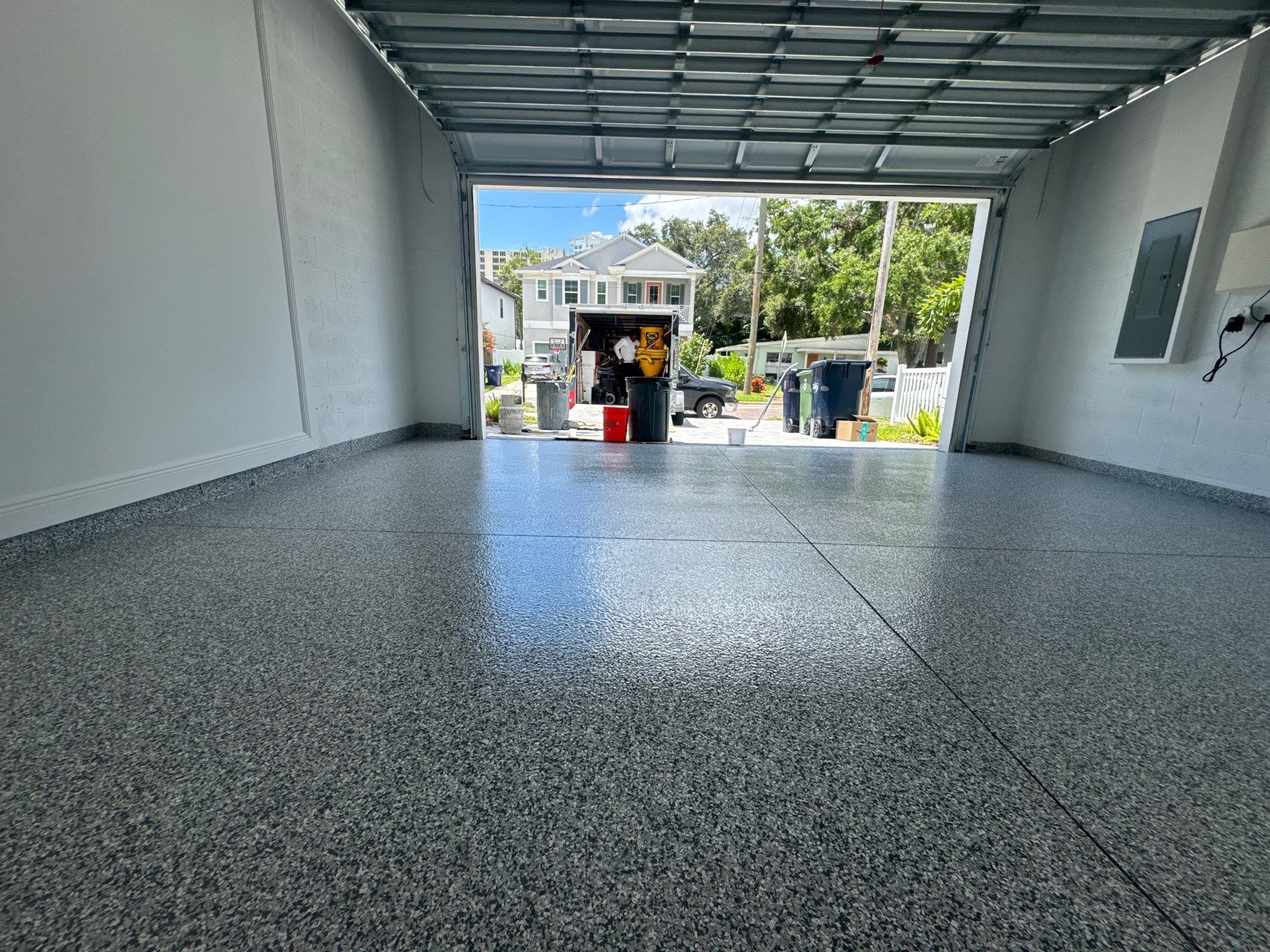 Garage floor coating Tampa Bay