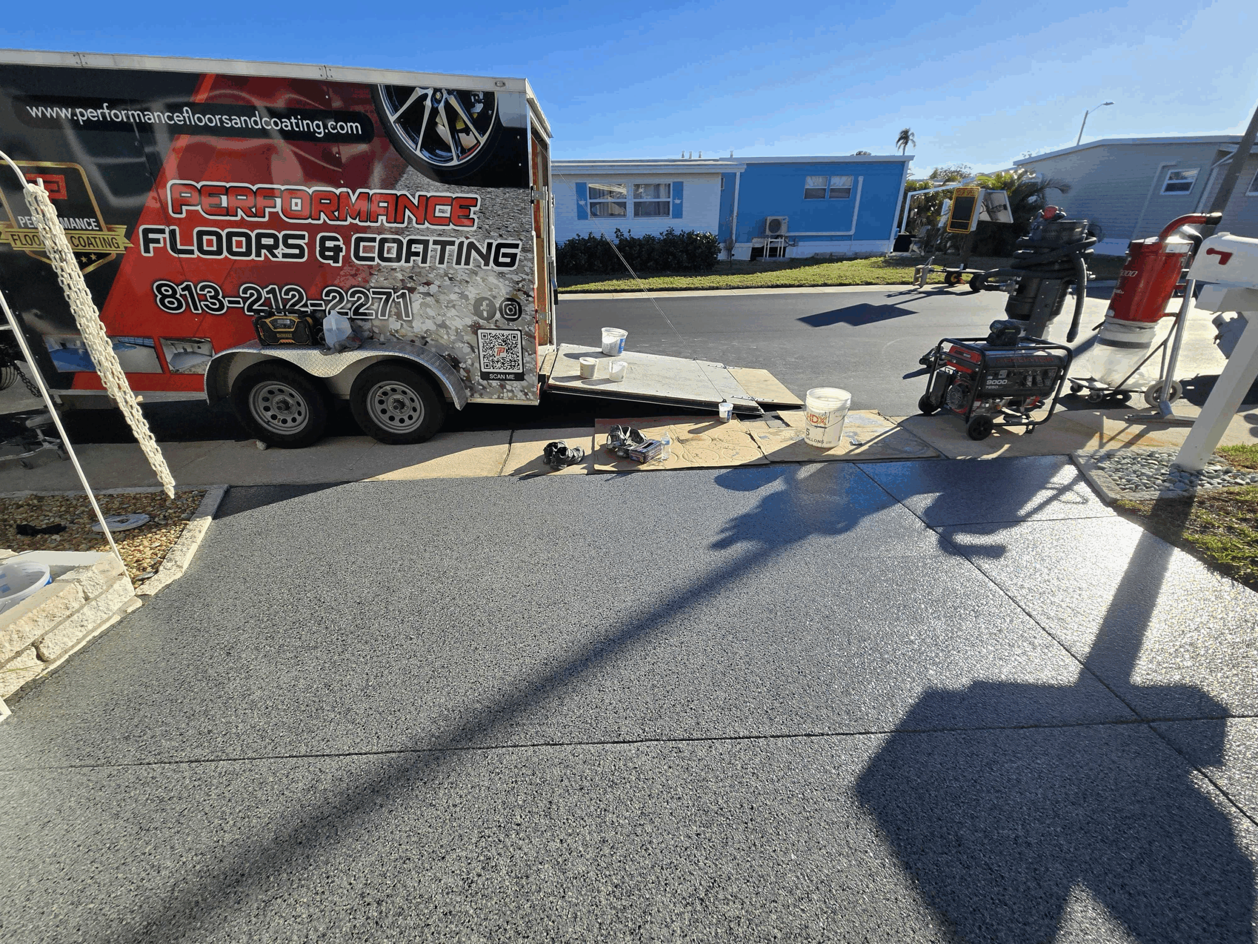 Driveway coating Tampa Bay