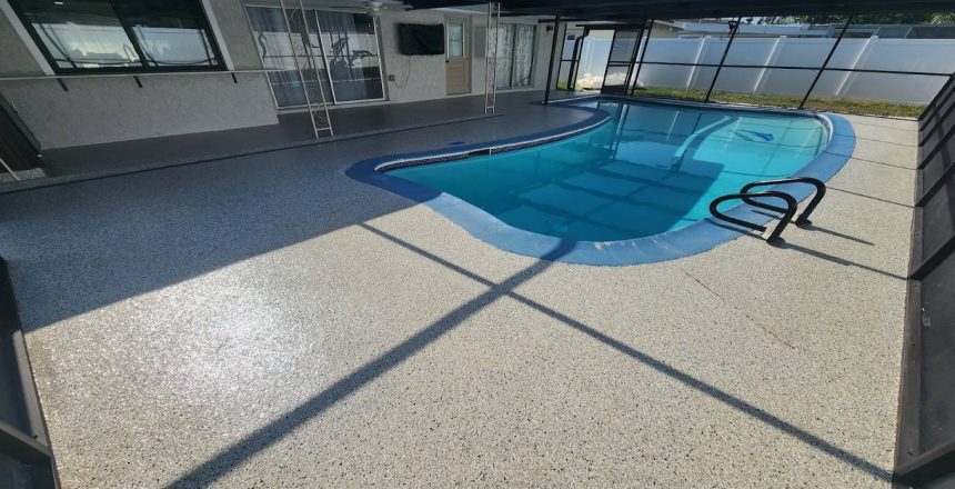 pool deck